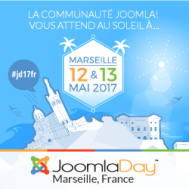 Joomladay Marseille 12 et 13 mai 2017